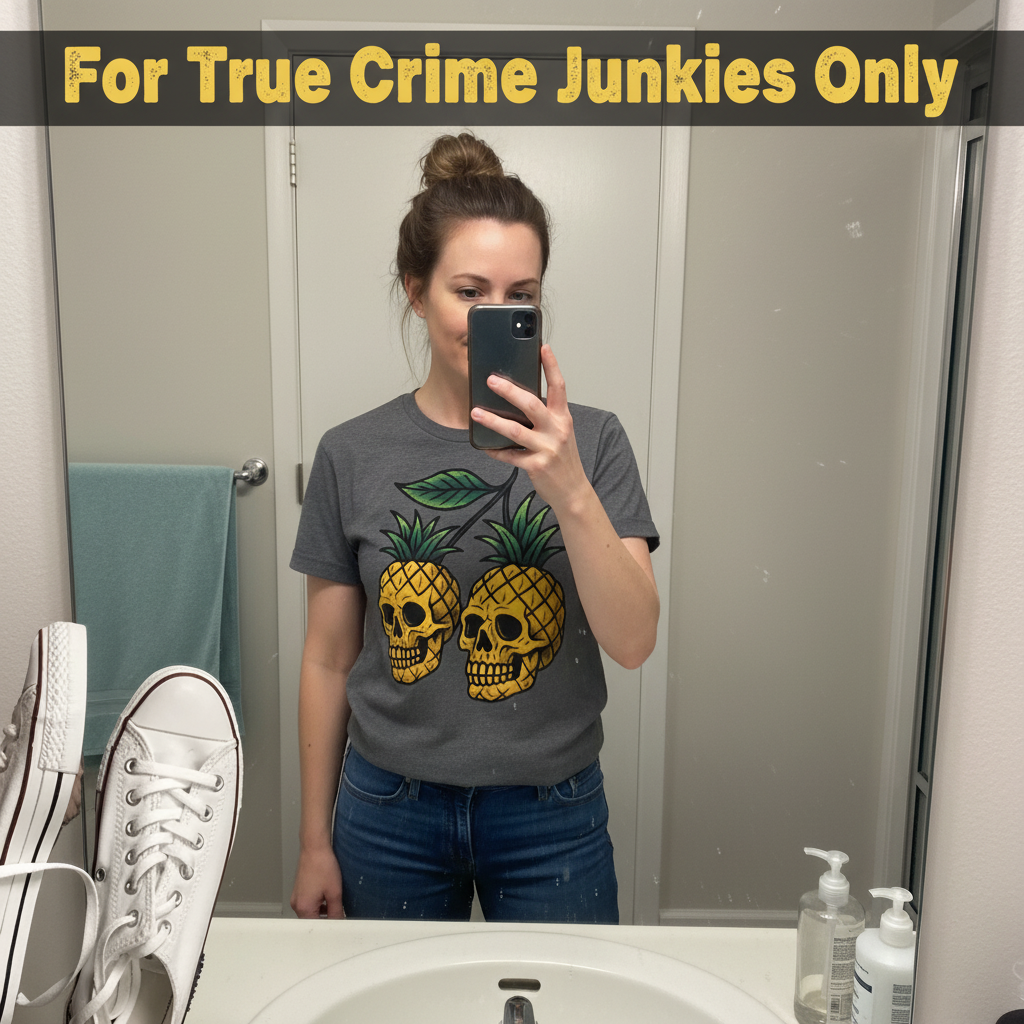 Pineapple Skulls T-Shirt_mirror_selfie