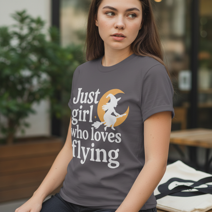 A Girl Who Loves Flying T-Shirt_lifestyle