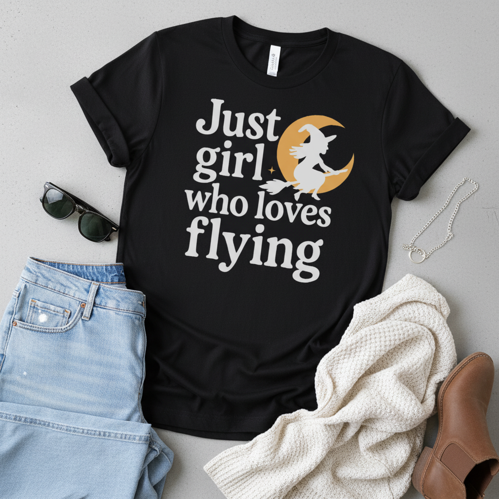 A Girl Who Loves Flying T-Shirt_pairing