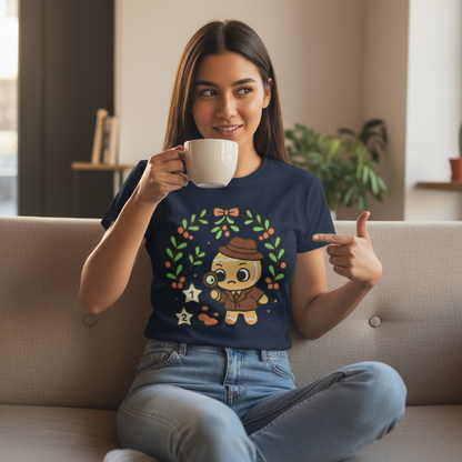 Gingerbread Detective T-Shirt_use