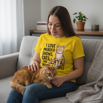Murder Shows & Cats T-Shirt_use