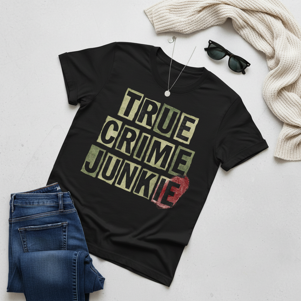 True Crime Junkie T-Shirt_pairing