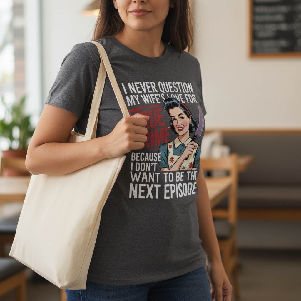 True Crime Wife T-Shirt_lifestyle