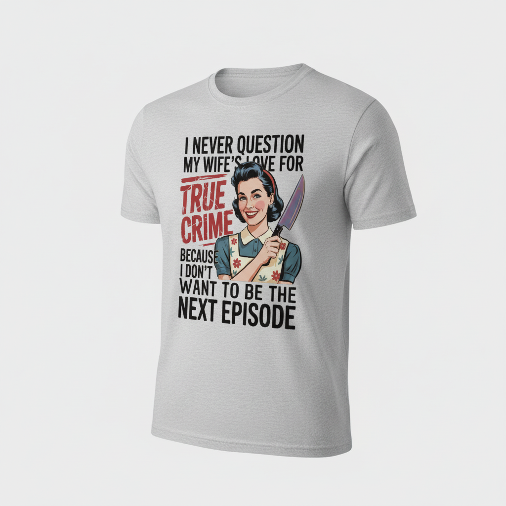 True Crime Wife T-Shirt_space