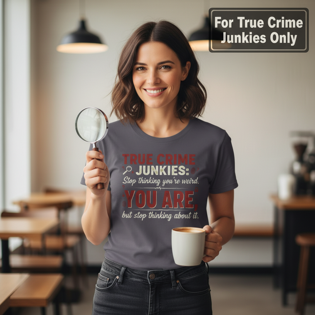 True Crime Junkie Confession T-Shirt_prop_inteact