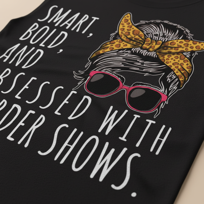 Messy Bun Lawyer Life T-Shirt_closeup