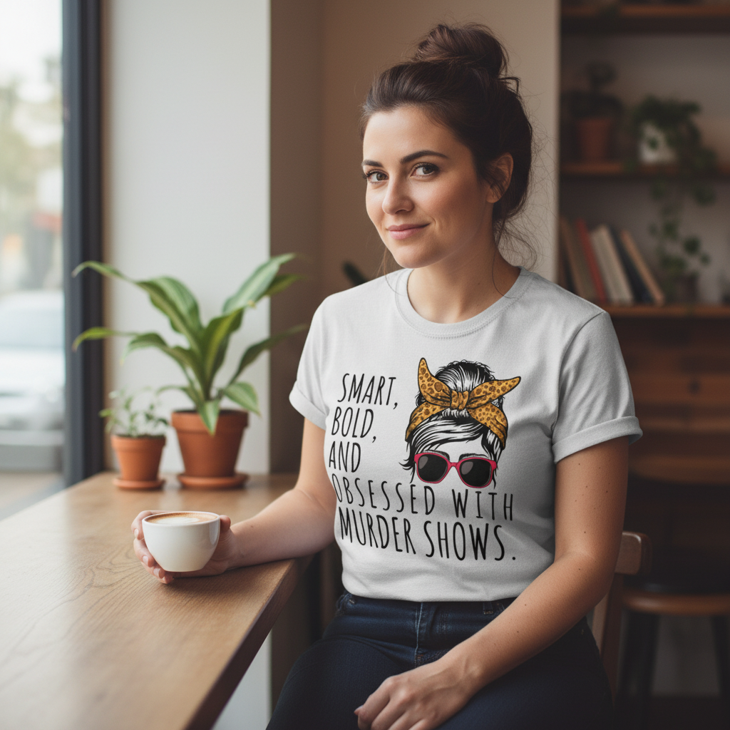 Messy Bun Lawyer Life T-Shirt_lifestyle