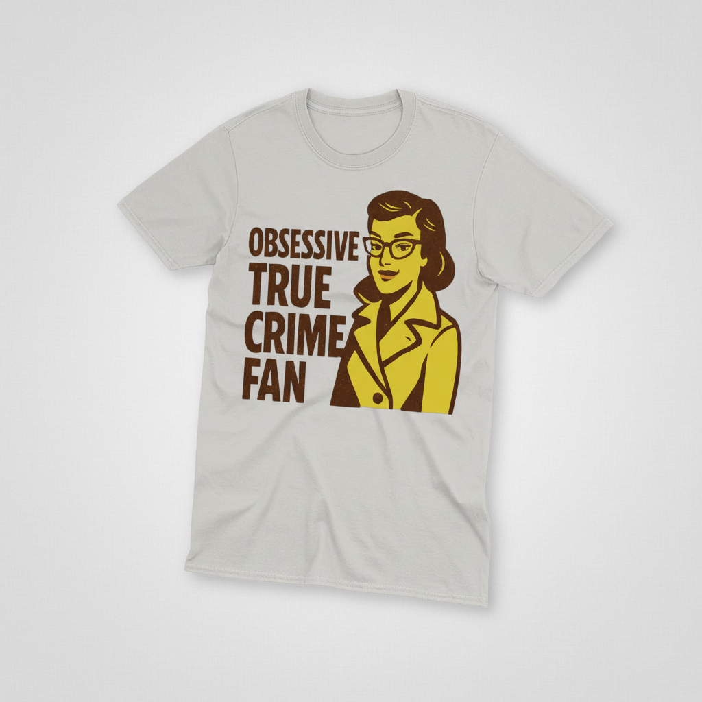 Obsessive True Crime Fan T-Shirt_space