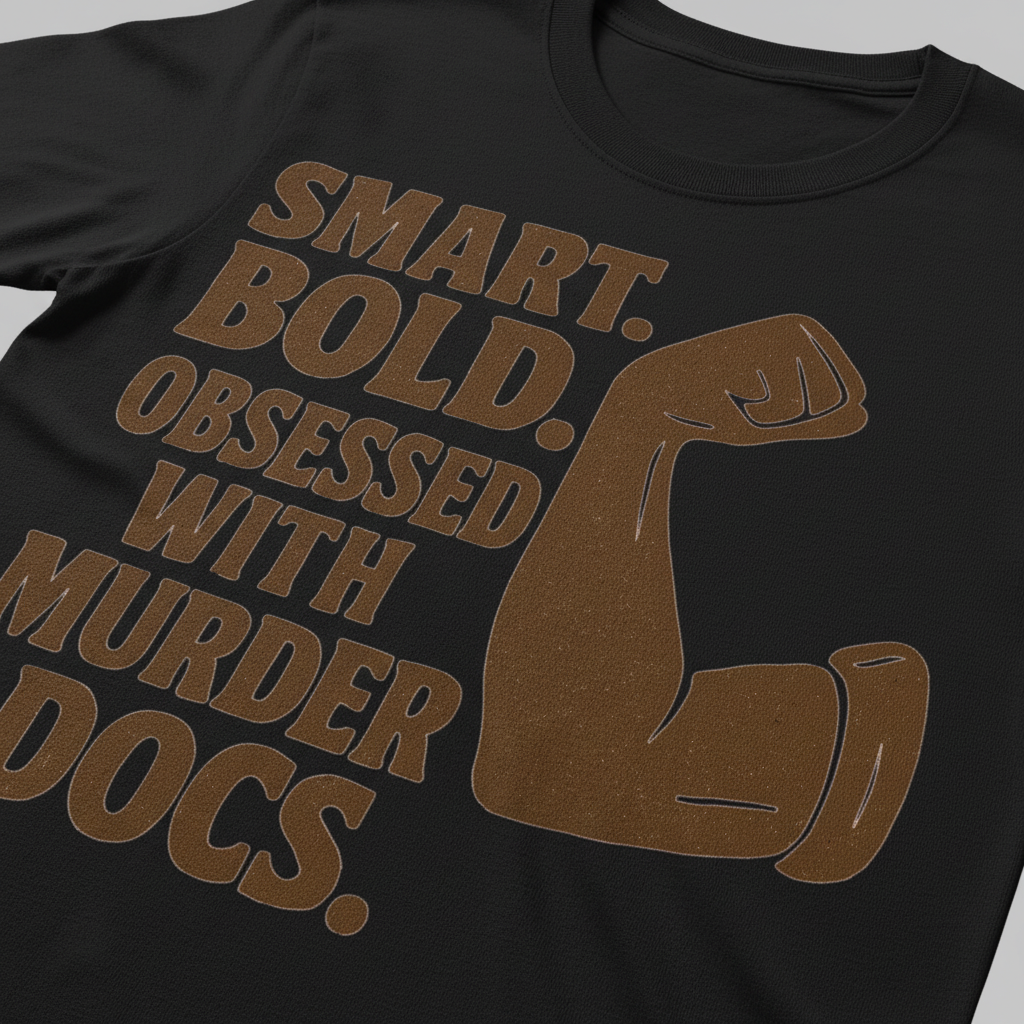 Murder Docs Obsessed T-Shirt_closeup