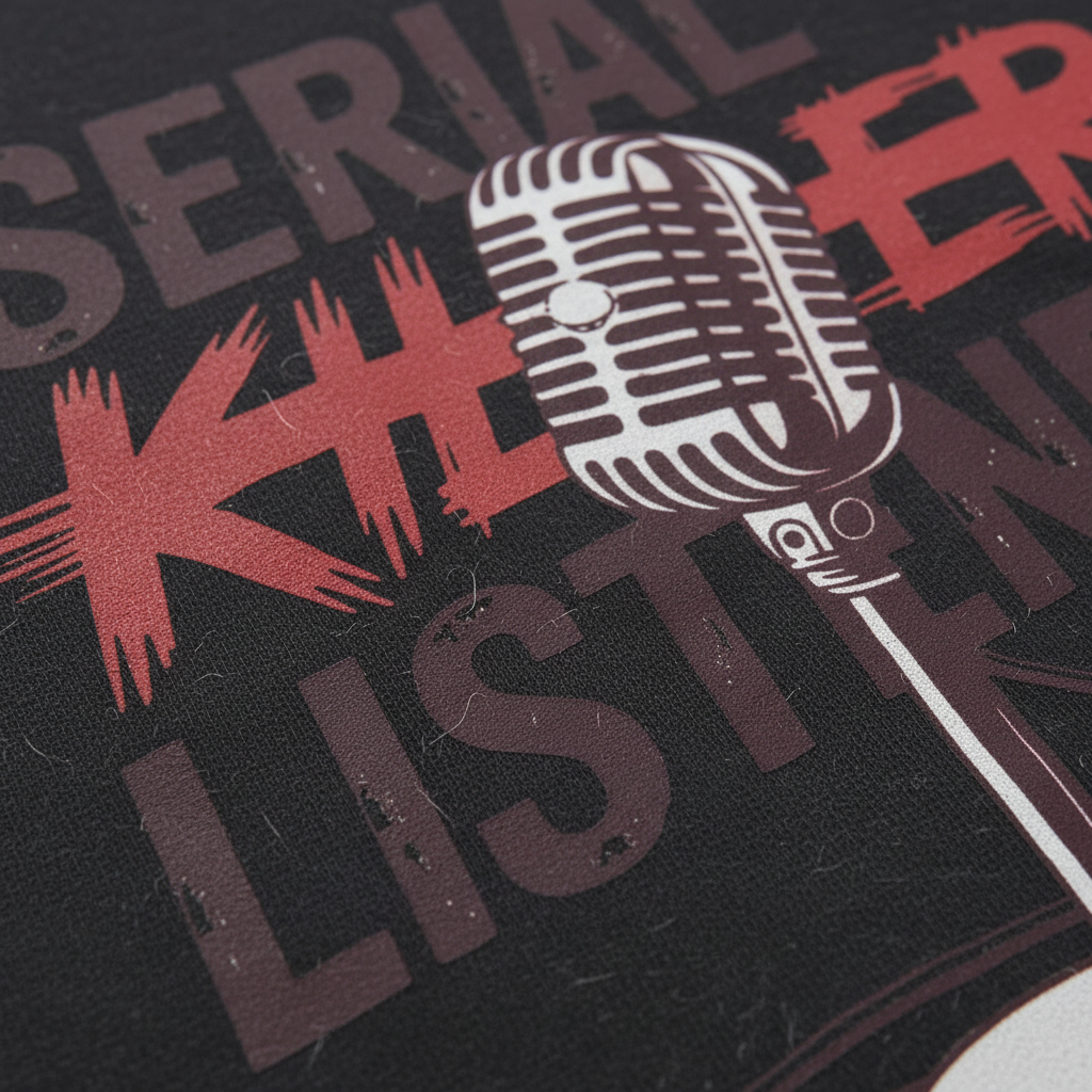 Serial Listener T-Shirt_closeup