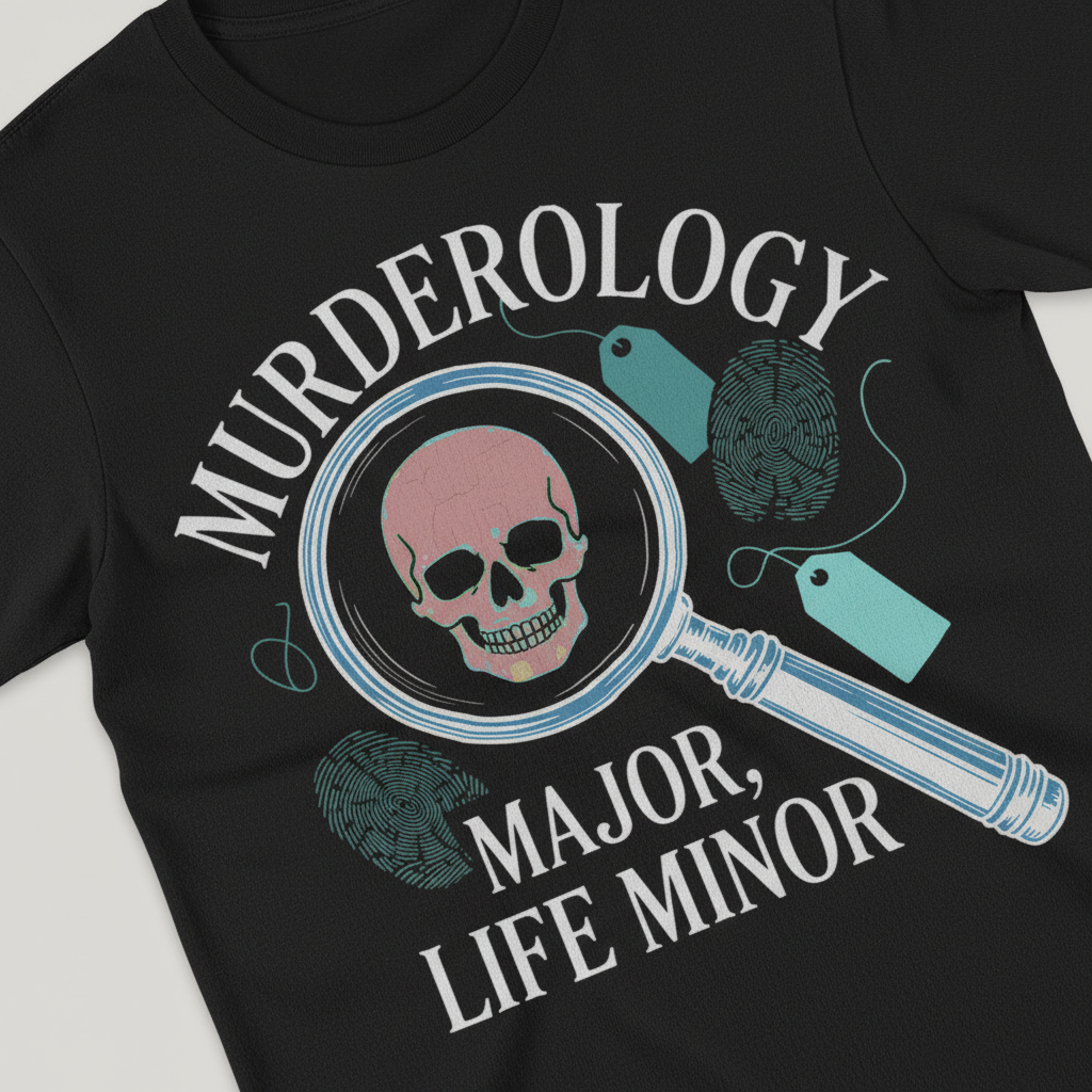 Murderology Major T-Shirt_closeup
