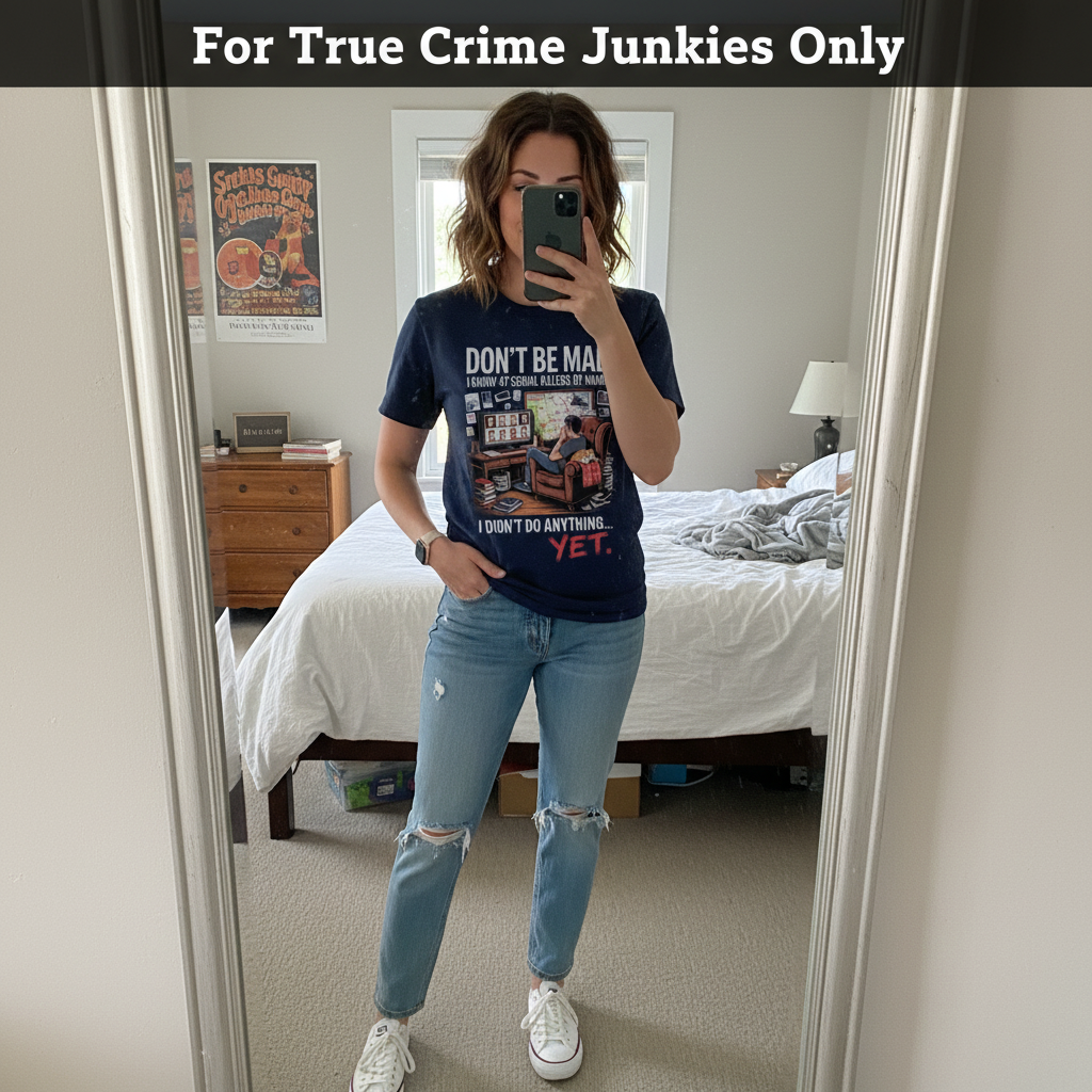 Serial Killer Obsession T-Shirt_mirror_selfie
