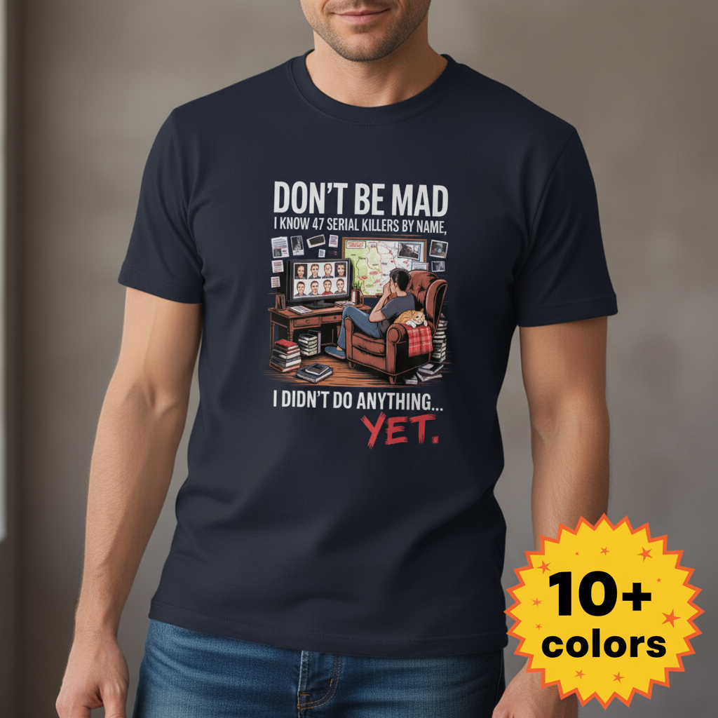 Serial Killer Obsession T-Shirt_badge