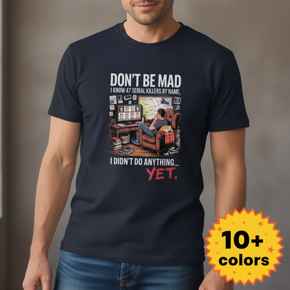 Serial Killer Obsession T-Shirt_badge