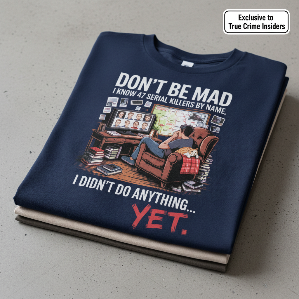 Serial Killer Obsession T-Shirt_stacked_flatlay