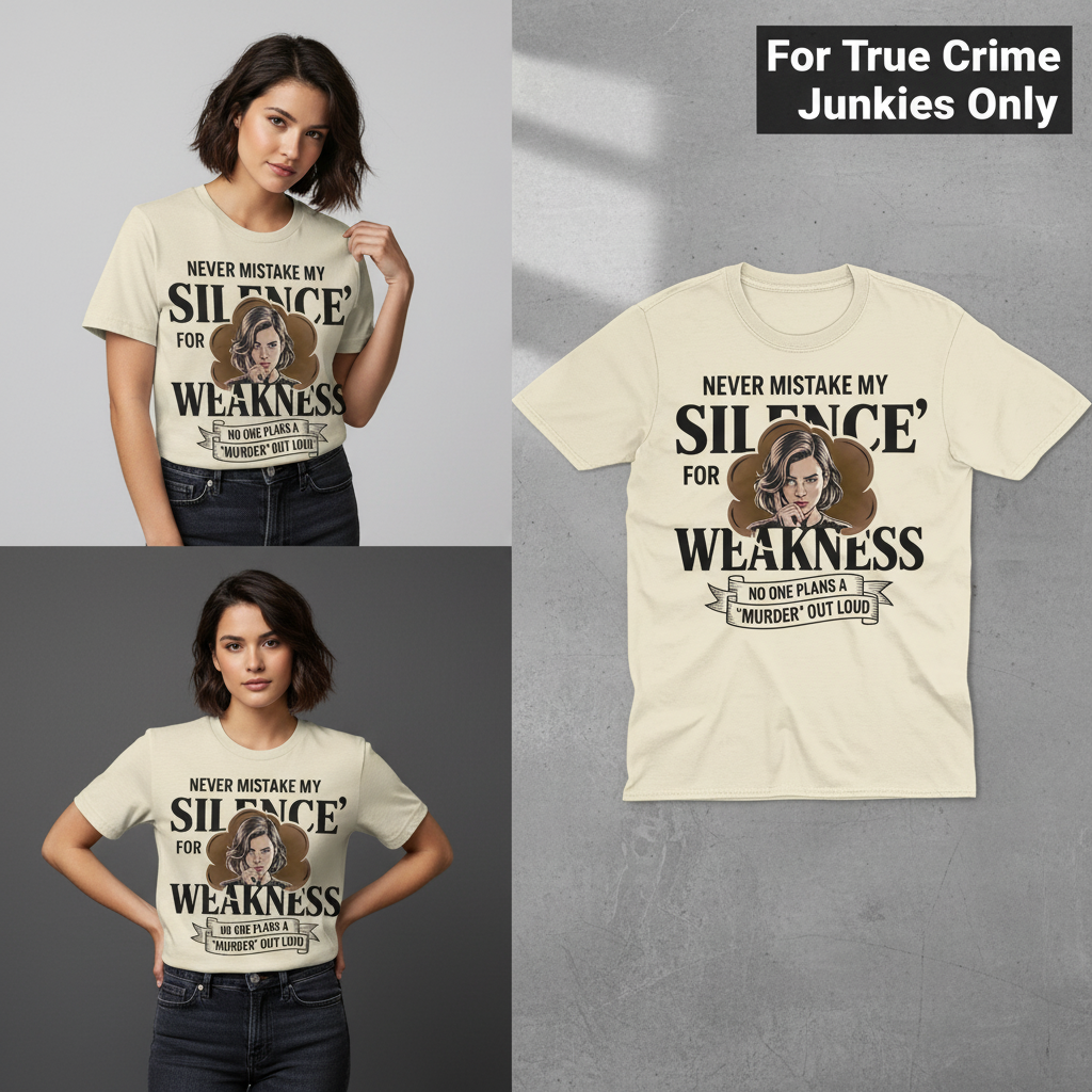 Silence Is Power T-Shirt_3_panel