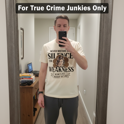 Silence Is Power T-Shirt_mirror_selfie