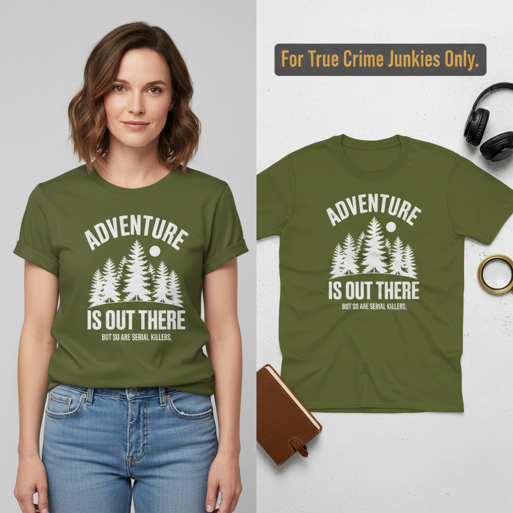 Adventure & Serial Killers T-Shirt_model_flat