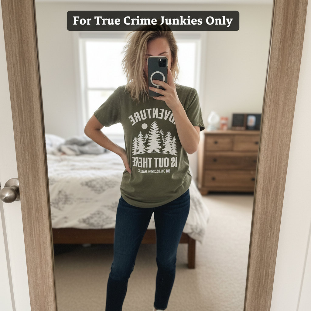Adventure & Serial Killers T-Shirt_mirror_selfie