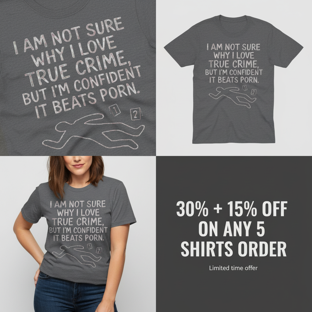 True Crime Addiction T-Shirt_4_panel