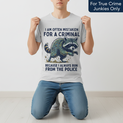 Runaway Raccoon T-Shirt_dangle