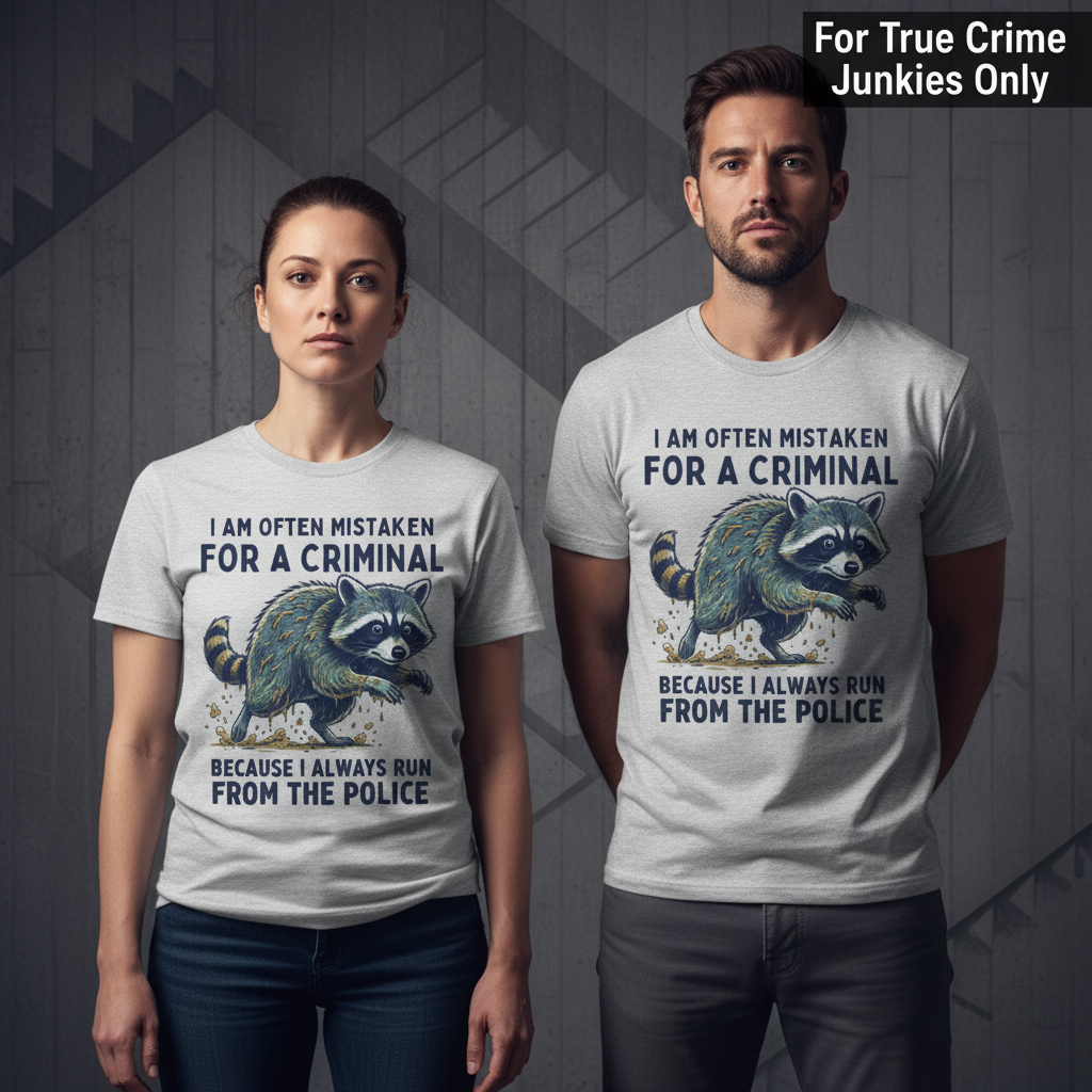 Runaway Raccoon T-Shirt_stoic