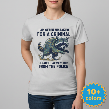 Runaway Raccoon T-Shirt_badge