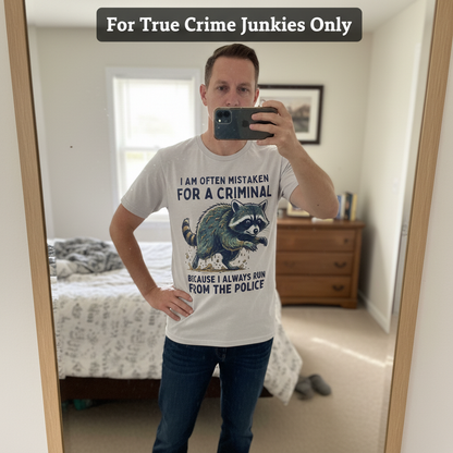 Runaway Raccoon T-Shirt_mirror_selfie