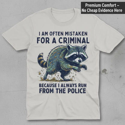 Runaway Raccoon T-Shirt_clean