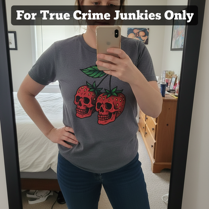 Strawberry Skulls T-Shirt_mirror_selfie