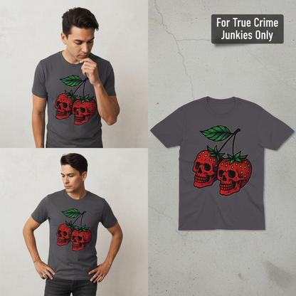 Strawberry Skulls T-Shirt_3_panel