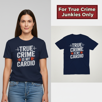 True Crime Cardio T-Shirt_model_flat