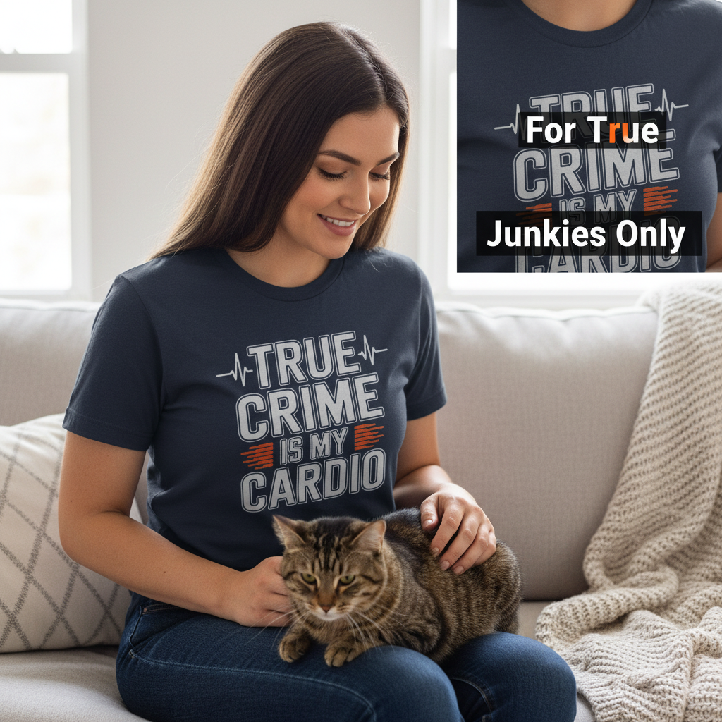 True Crime Cardio T-Shirt_pet_companion