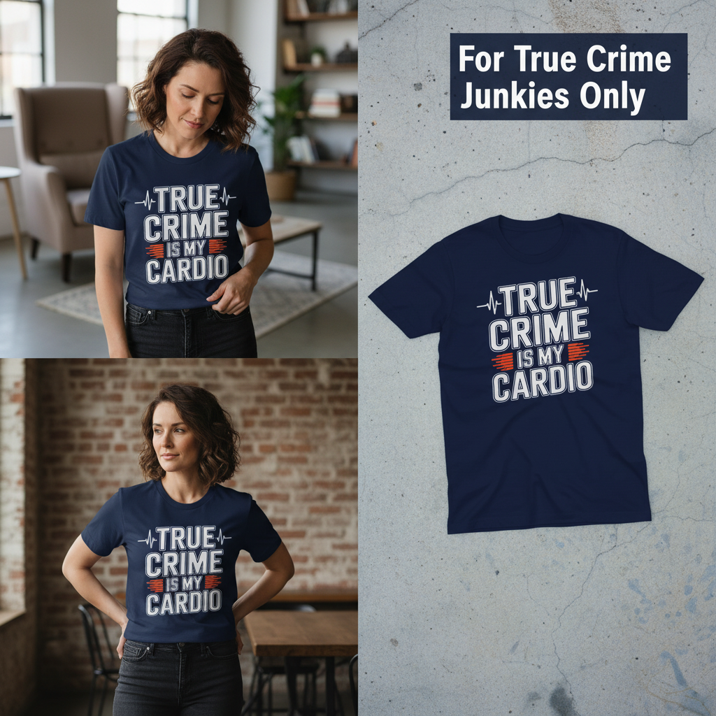 True Crime Cardio T-Shirt_3_panel