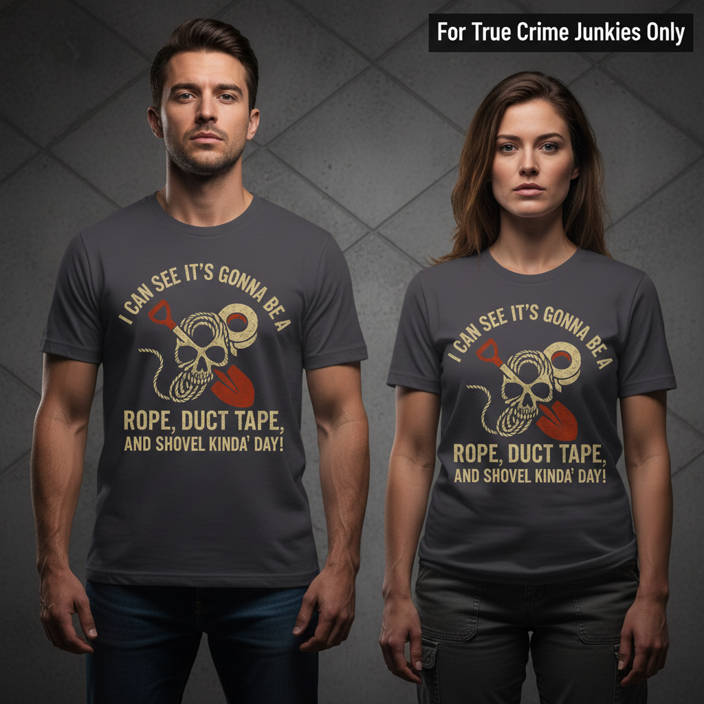 Rope, Duct Tape & Shovel T-Shirt_stoic