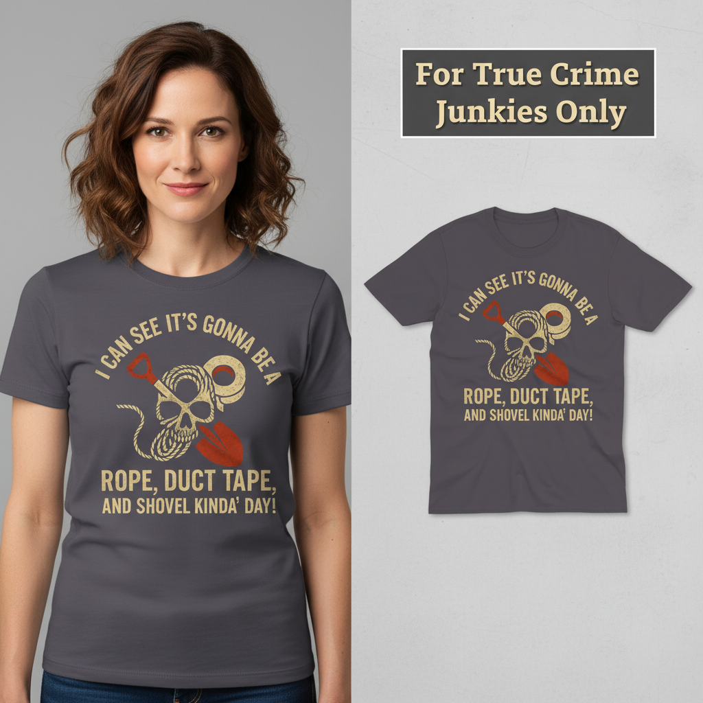 Rope, Duct Tape & Shovel T-Shirt_model_flat