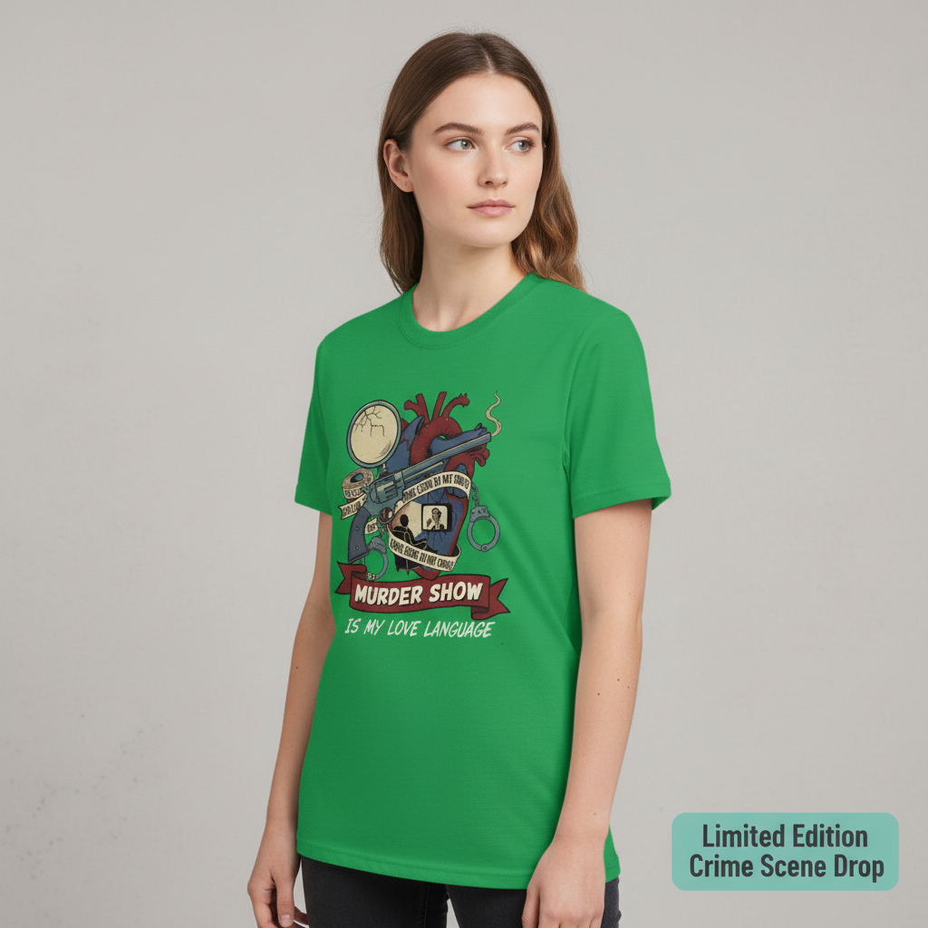Murder Show Love Language T-Shirt__space