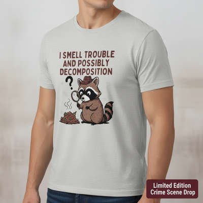 Detective Raccoon T-Shirt__space