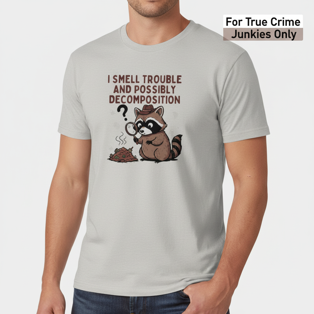 Detective Raccoon T-Shirt__hero