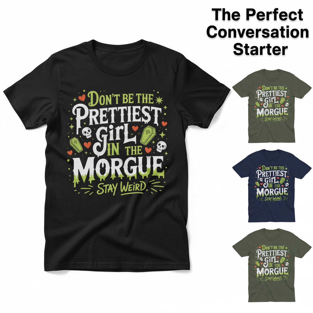 Prettiest Girl in the Morgue T-Shirt_color_hero