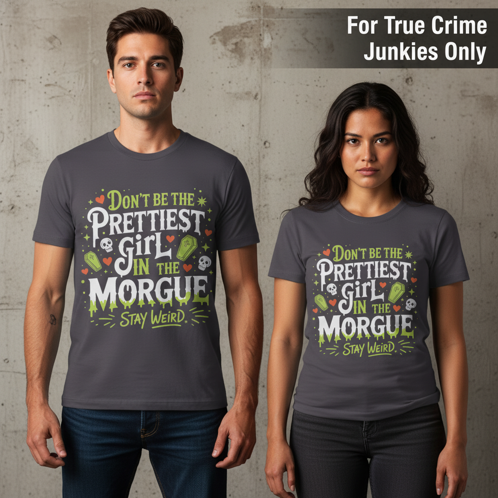 Prettiest Girl in the Morgue T-Shirt_stoic