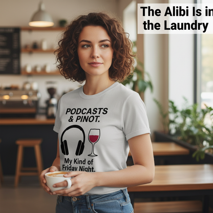 No Laws with Wine T-Shirt__lifestyle