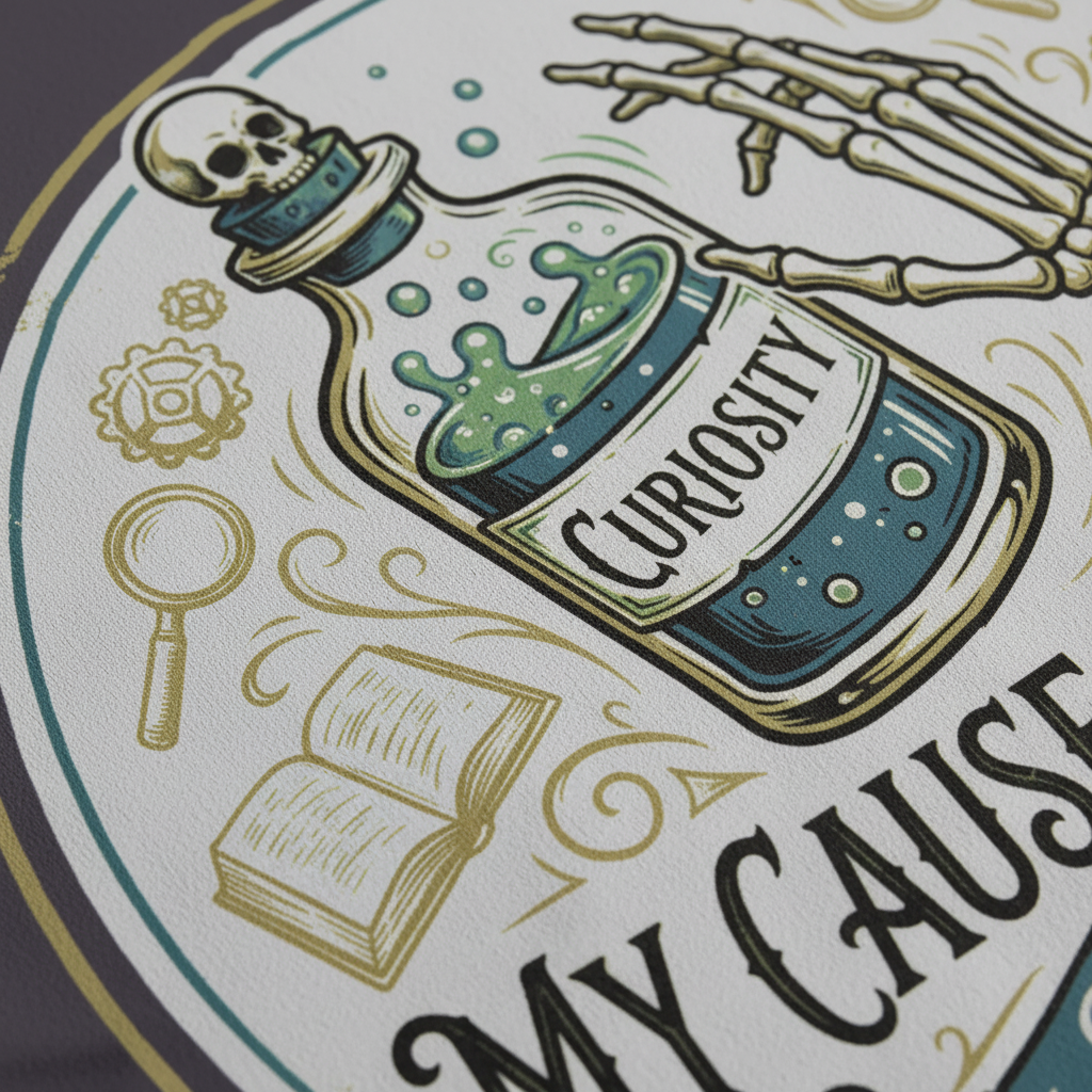 Curiosity Killed Me T-Shirt__detail