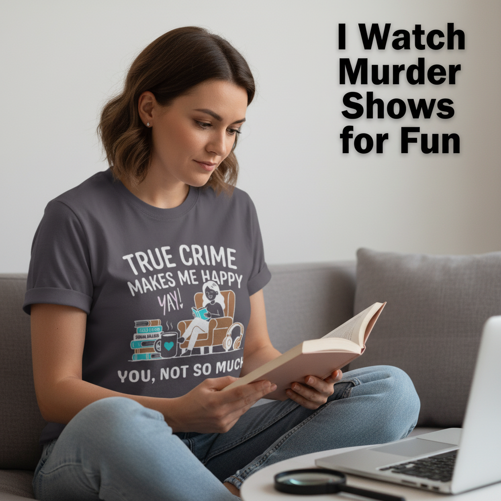 True Crime Makes Me Happy T-Shirt__use