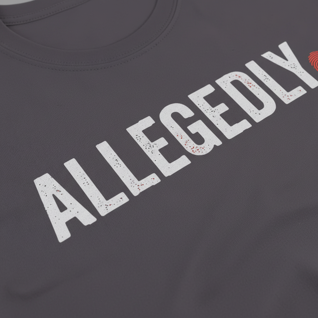 Allegedly Fingerprint T-Shirt__detail