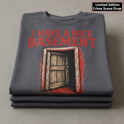 Nice Basement T-Shirt_stacked_flatlay