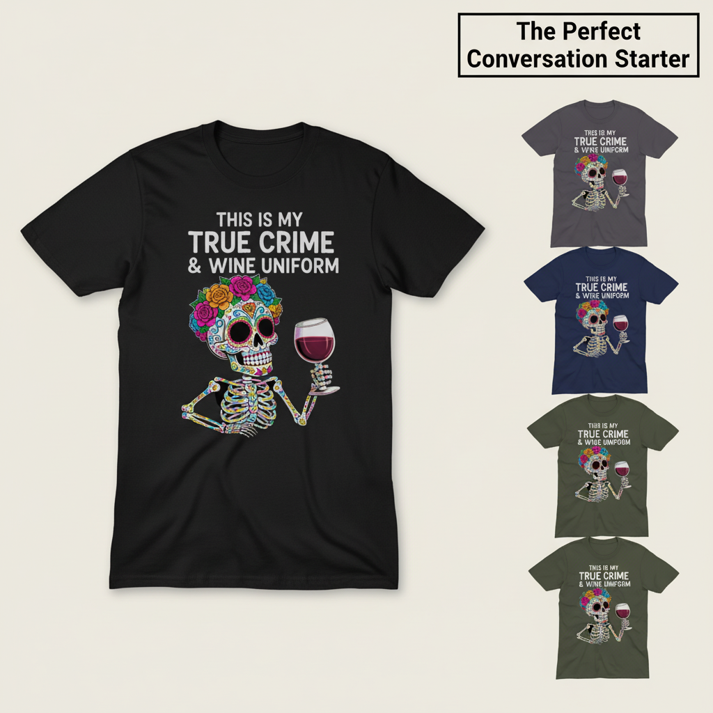 True Crime & Wine Uniform T-Shirt_color_hero