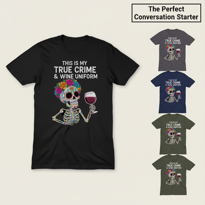 True Crime & Wine Uniform T-Shirt_color_hero