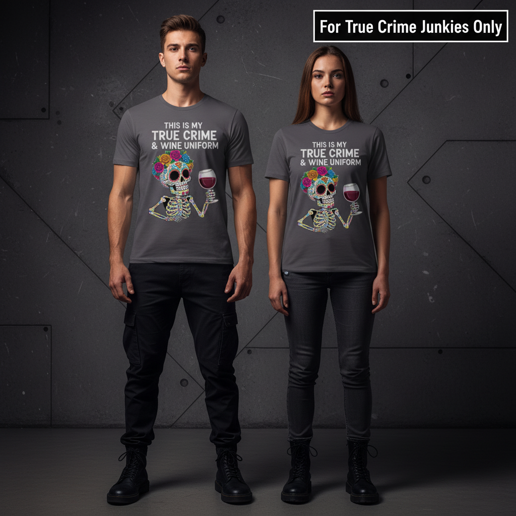 True Crime & Wine Uniform T-Shirt_stoic