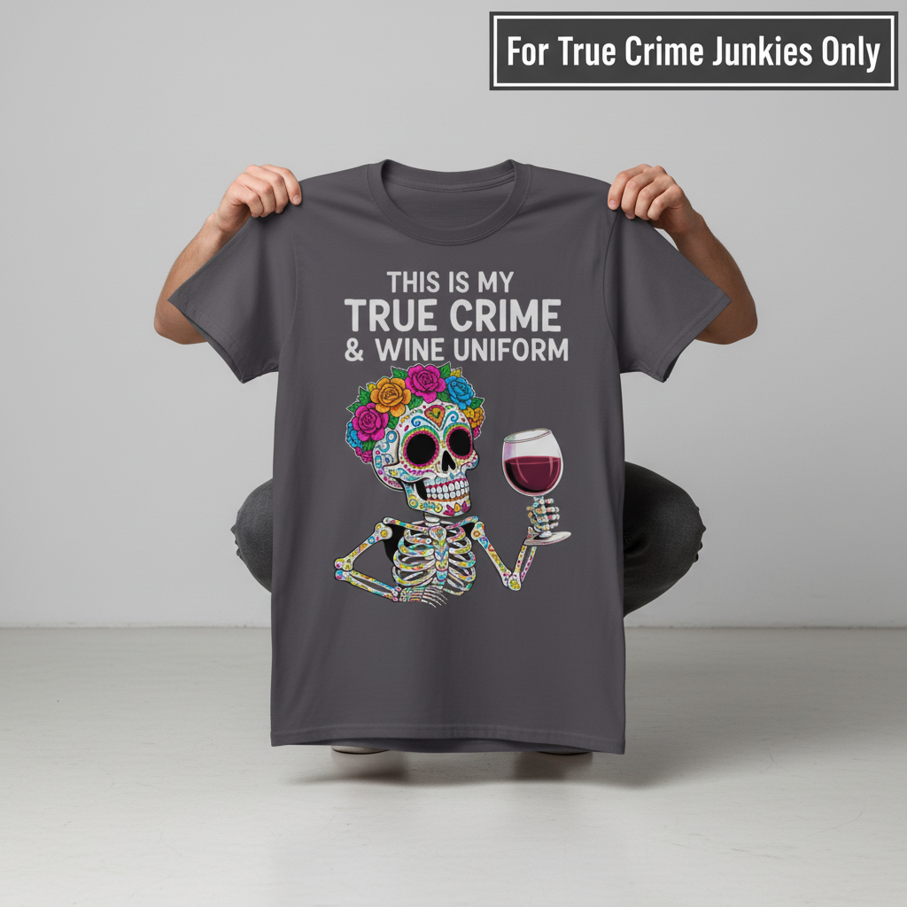 True Crime & Wine Uniform T-Shirt_dangle